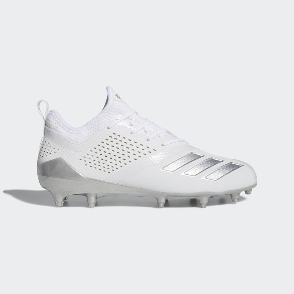 Adidas Men's Adizero 5-Star 7.0 Lax Low Hockey Shoes White/Silver Metal Ireland AC8226